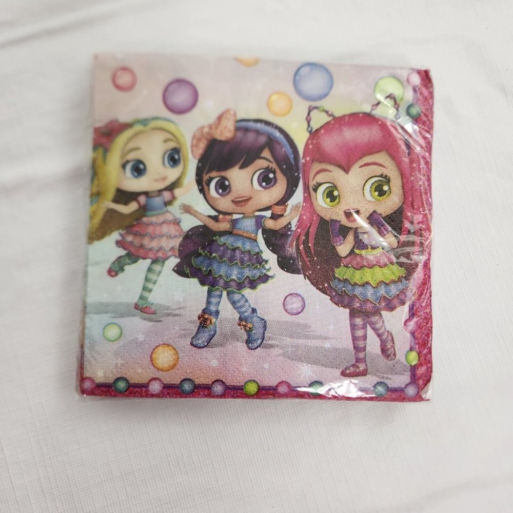 Little Charmers Girl Party Napkins Birthday 16 Count